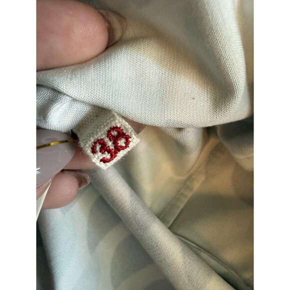 Marni Cami Top Womens IT 38 Black Green Geometric Print Made in Italy Peplum Hem - Picture 4 of 7